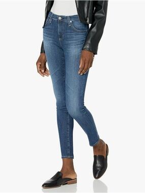 AG Super skinny legging ankle mid-rise Jeans in Blue Wash size 26